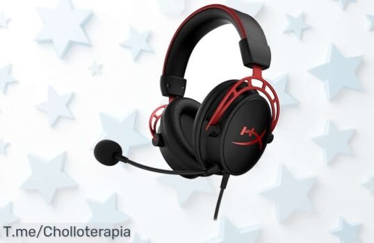 Auriculares gaming HyperX Cloud Alpha con sonido nítido y cable extraíble a precio loco en un ofertón único nunca visto aprovecha ya este descuento brutal limitado