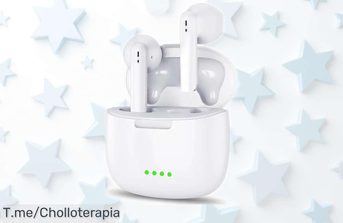 Auriculares inalámbricos con Bluetooth 5.3 y 40H de batería, sonido potente y resistencia IP7 a precio rebajado un ofertón que vuela ¡Corre antes que desaparezcan!