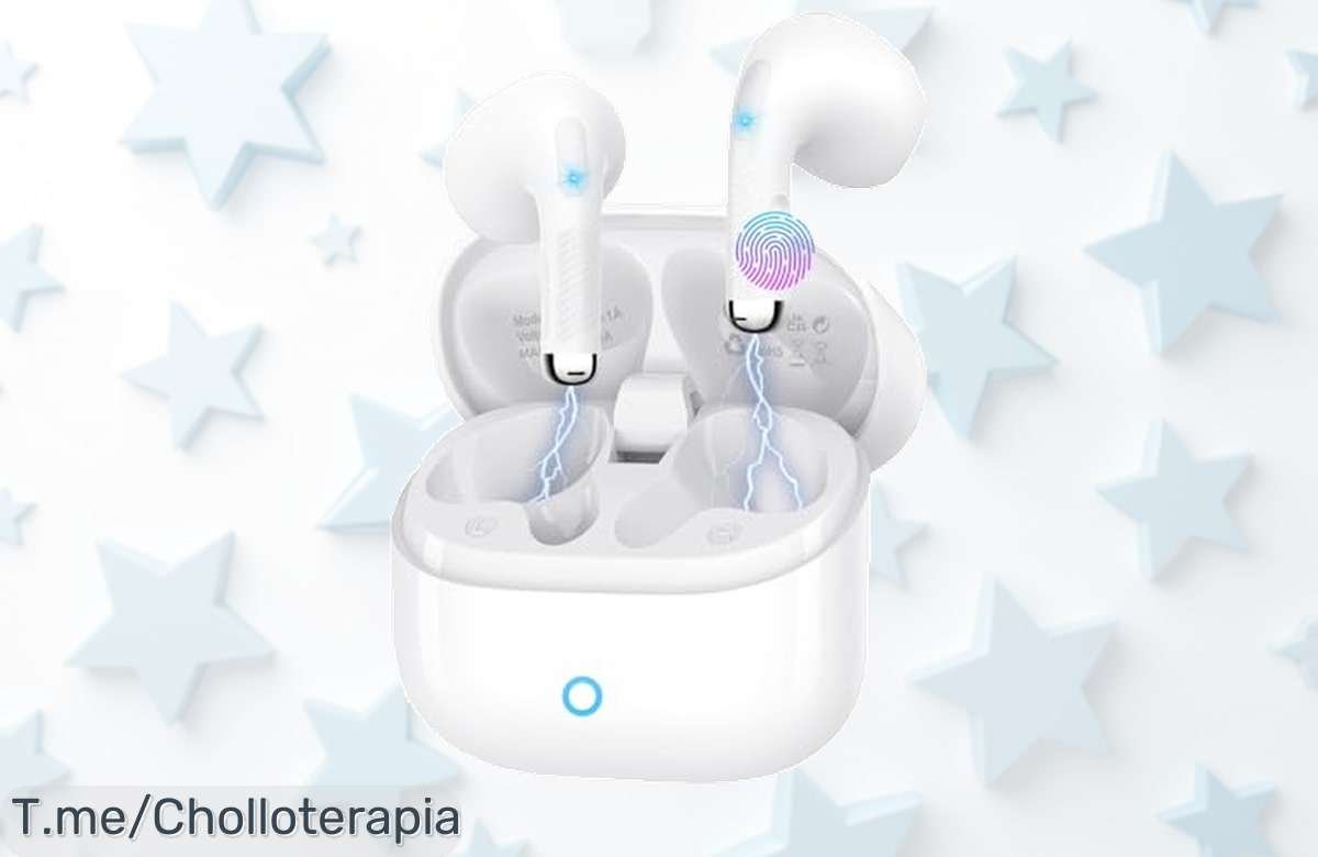 Auriculares inalámbricos con sonido brutal y batería de 50h IPX7 a precio loco solo por tiempo limitado ¡aprovecha este ofertón nunca visto antes!