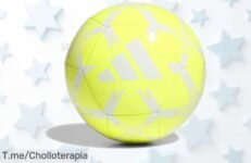 Balón adidas Starlancer Club súper resistente que no pierde aire, rebajado a precio de ganga para que pongas en marcha tu partido ¡corre antes de que se acabe esta oferta brutal!
