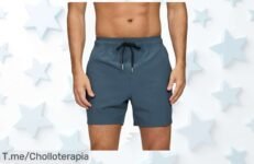 Bañador hombre con bolsillos y cremallera seco rápido el ofertón nunca visto para deslumbrar en el agua aprovecha este super chollo precio loco por tiempo limitado