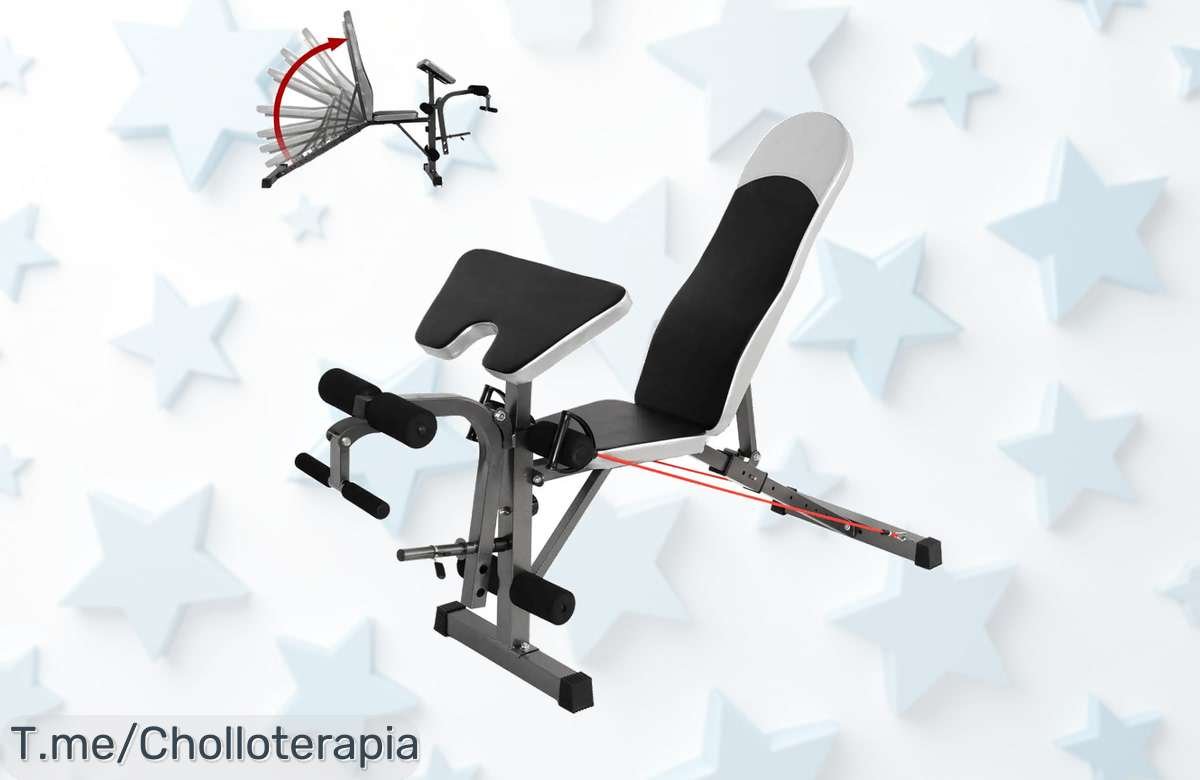 Banco abdominal multifunción AllinLife con soporte hasta 200kg, el ofertón que te pone fuerte ya, precio loco y descuento brutal nunca visto ¡corre antes de que se acabe!