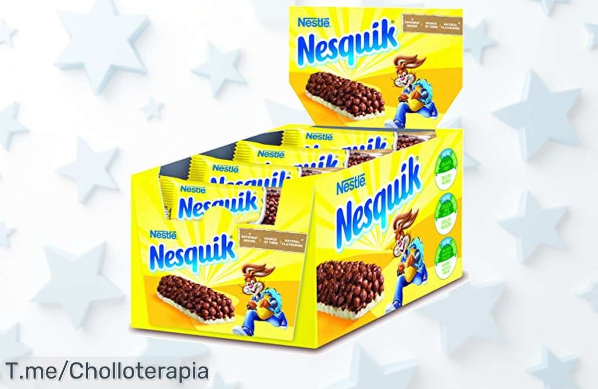 Barritas Nesquik clásicas con fibra y vitaminas alucinantes a un precio loco nunca visto aprovecha este ofertón limitado antes que se agote