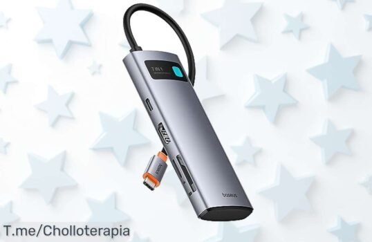 Baseus Hub USB C 7 en 1 con HDMI 4K y carga rápida es el ofertón que necesitas precio loco para conectar todo al instante corre que se acaba la oferta nunca vista