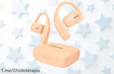 BlitzRock open ear Bluetooth con sonido súper claro y 28 horas de música sin parar precio loco nunca visto aprovecha este ofertón limitado antes que se agote