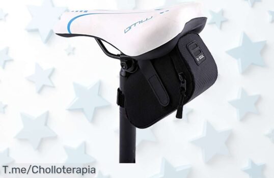 Bolsa para sillín de bici súper resistente con cremallera rápida disfruta de un super chollo con precio loco y descuento brutal unidades limitadas compra ya antes que se acabe