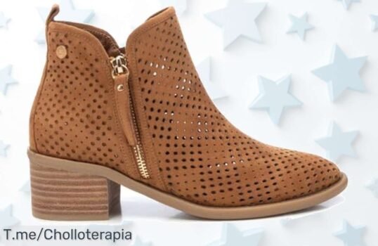 Botín mujer camel moderno con tacón seguro xti aprovecha este ofertón y descuento brutal nunca visto precio loco solo por tiempo limitado compra ya