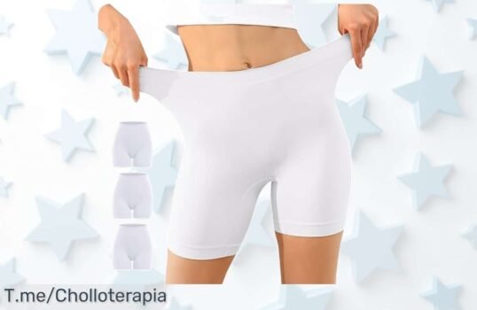 Boxers antirozaduras sin costuras para mujer ajustados y cómodos con super chollo en 3 piezas nunca visto aprovecha este ofertón limitado compra ya