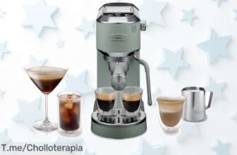 Cafetera DeLonghi Dedica Duo con doble espresso y varilla latte art a un precio de ganga nunca visto corre que vuelan estas ofertas super chollo limitada por tiempo
