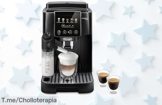 Cafetera automática De’Longhi magnifica start con espuma cremosa y botones fáciles a un precio loco oferta brutal nunca vista ¡date prisa que es super chollo limitado!