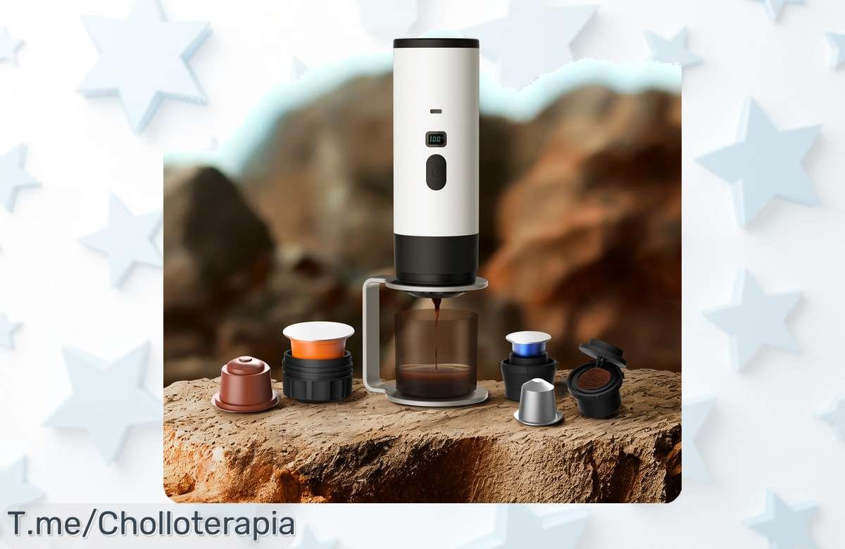 Cafetera eléctrica portátil 3 en 1 con molinillo y calefacción inalámbrica el super chollo que no puedes perder disfruta café fresco siempre precio loco descuento brutal oferta limitada actúa ya