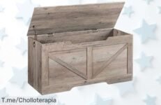 Caja taburete hoobro robusta y segura con espacio gigante para guardar ¡aprovecha este precio loco nunca visto, ofertón limitado que se agota ya!