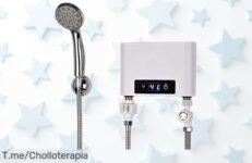 Calentador de agua eléctrico mini súper rápido, calienta en 1 segundo y con carcasa segura ¡Precio rebajado que no se repite! Corre antes de que vuelen estas unidades, aprovecha este super chollo ya mismo