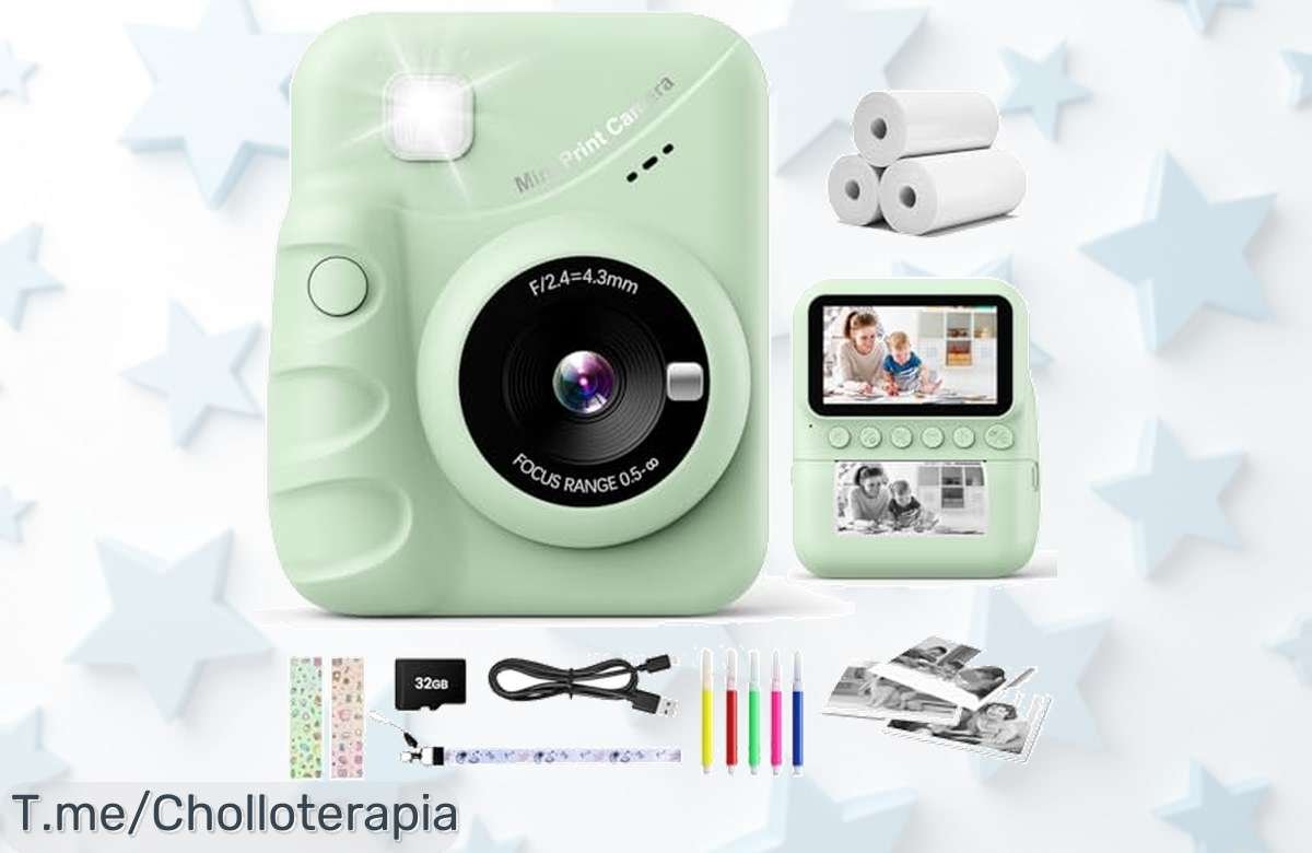 CalineGam cámara infantil 48MP con pantalla HD y tarjeta de 32GB la diversión instantánea en un precio loco aprovecha este ofertón nunca visto antes compra ya