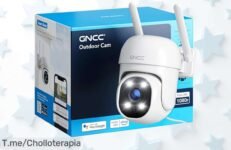 Cámara WiFi GNCC 1080P visión nocturna en color con giro 360° y alerta inteligente aprovecha este ofertón único precio de ganga corre que vuelan las unidades