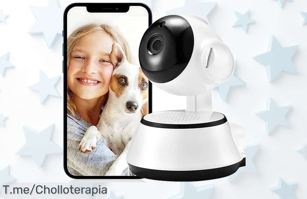 Cámara WiFi con visión nocturna y alerta de movimiento en casa precio loco descuento brutal oferta única controla todo desde tu móvil corre que vuelan