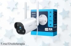 Cámara WiFi exterior con visión nocturna y detección AI a precio loco protege tu casa fácil y rápido aprovecha este ofertón nunca visto corre que se agota