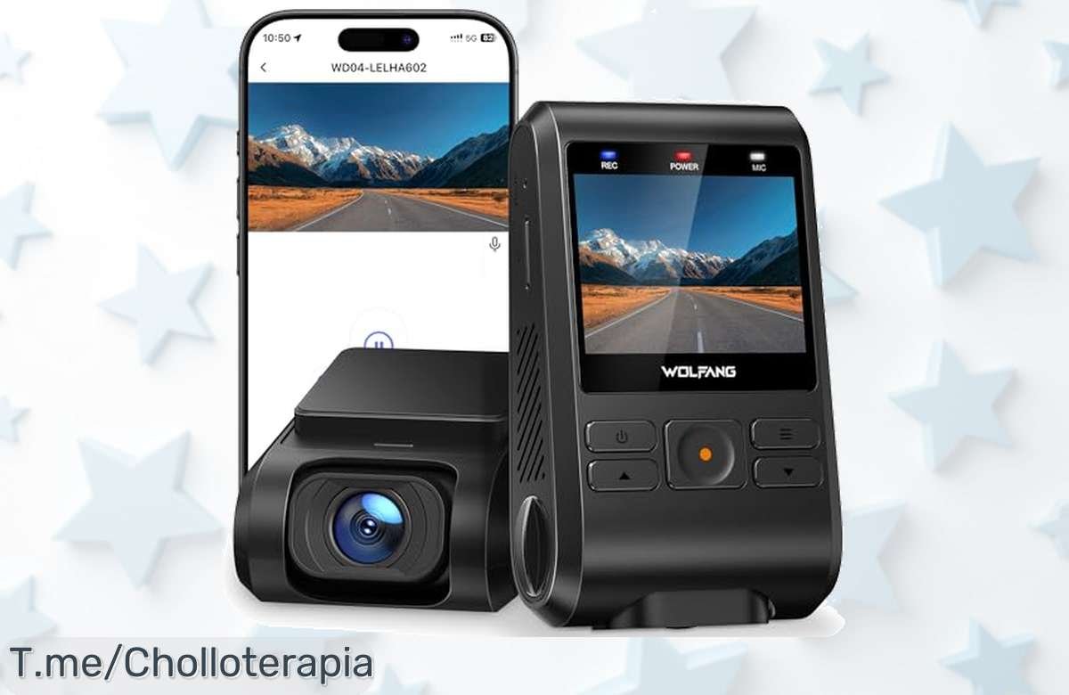 Cámara de coche 2.5K FHD con doble lente y control móvil a un precio loco descuento brutal nunca visto aprovecha este ofertón limitado ¡cómprala ya!