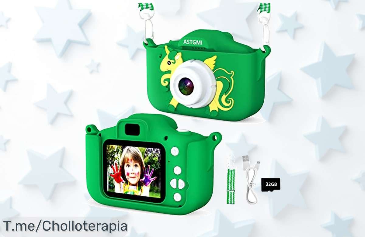 Cámara infantil 1080p con tarjeta de 32gb a precio loco fotos nítidas y juegos divertidos aprovecha este ofertón limitado nunca visto accede ya al descuento brutal