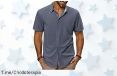 Camisa PJ Paul Jones con tela microelástica sin arrugas es el super chollo que tu armario pide precio loco y ofertón único corre antes que se acabe