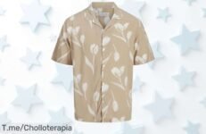 Camisa nórdica Jack & Jones con calidad resistente y descuento brutal un super chollo nunca visto perfecto para estar increíble aprovecha el ofertón ya