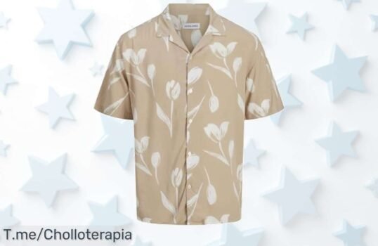 Camisa nórdica Jack & Jones con calidad resistente y descuento brutal un super chollo nunca visto perfecto para estar increíble aprovecha el ofertón ya