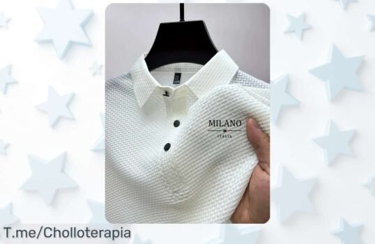 Camisa polo fresca con diseño vintage y botones sólidos a precio loco el super chollo con caída de precio nunca vista renueva tu estilo ya oferta limitada corre que vuelan