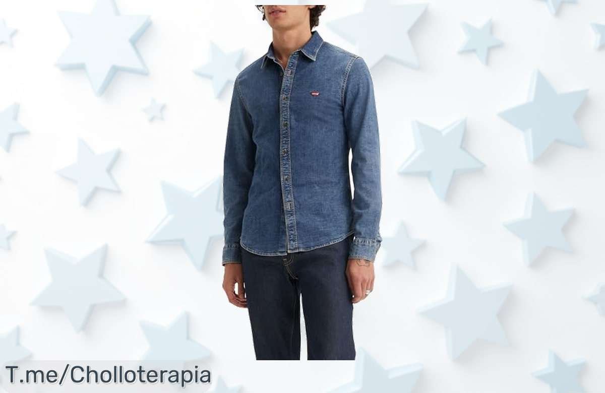 Camisa slim Levi’s ligera que no pesa nada con diseño único siente la diferencia en tu estilo aprovecha este ofertón y descuento brutal ahora mismo antes que acabe