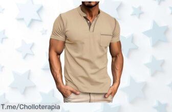 Camiseta Donason con botones y bolsillo a precio loco diseño moderno que nunca pasa de moda aprovecha este super chollo limitado compra ya antes que vuelen
