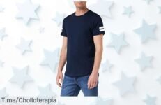 Camiseta Jack & Jones de algodón 100% con corte ideal súper chollo y descuento brutal nunca visto ¡aprovecha este ofertón precio loco ya!