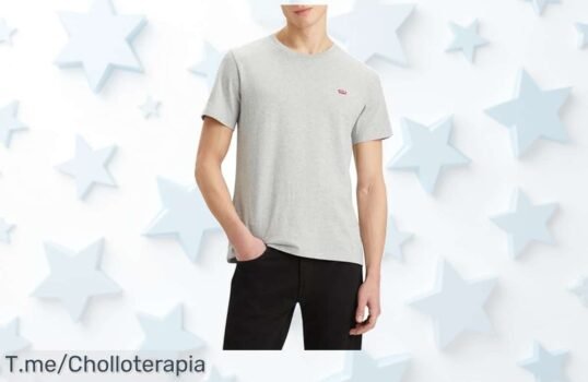 Camiseta Levi's súper ligera con tela suave que querrás todos los días precio loco y descuento brutal nunca visto aprovecha este super chollo antes de que se acabe