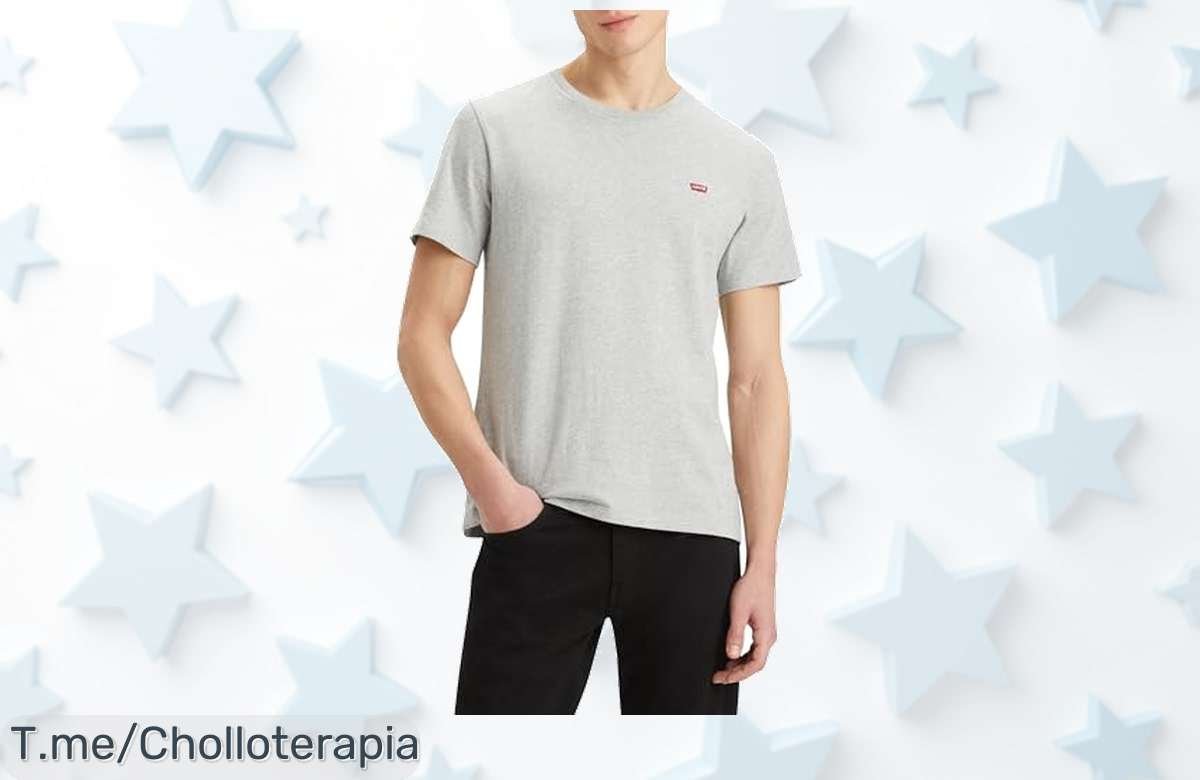 Camiseta Levi’s súper ligera con tela suave que querrás todos los días precio loco y descuento brutal nunca visto aprovecha este super chollo antes de que se acabe