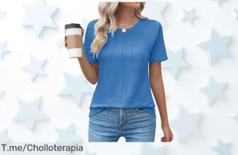 Camiseta Zeagoo con plisados únicos que realzan tu estilo y te favorecen ya disfruta de un ofertón nunca visto a precio loco solo por tiempo limitado actúa ya