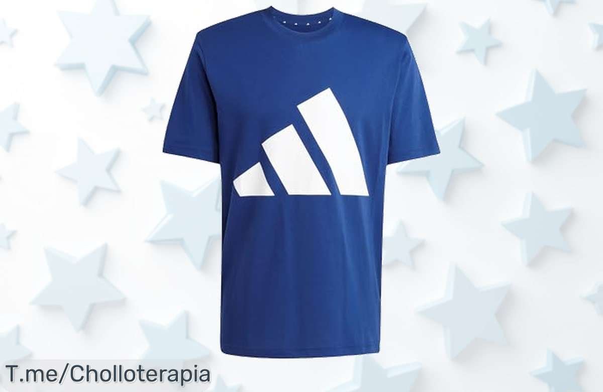 Camiseta adidas hombre essentials big logo azul súper resistente y siempre a la moda con un descuentazo brutal nunca visto precio de ganga compra ya este ofertón limitado