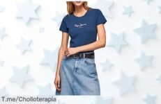 Camiseta entallada con logo que flipas calidad premium al mejor precio loco y super chollo descuento brutal nunca visto solo hoy compra ya ¡corre que vuelan!