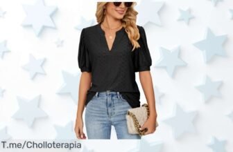 Camiseta mujer manga corta burbuja super tendencia con descuento brutal nunca visto aprovecha este ofertón precio de ganga antes que se agote compra ya