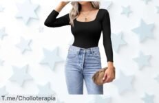 Camiseta térmica mujer que estiliza y abriga con estilo precio loco y descuento brutal oferta nunca vista corre que vuelan unidades no dejes escapar este super chollo