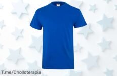 Camiseta unisex royal blue con costuras ultra resistentes y ajuste perfecto precio loco que nunca viste aprovecha este ofertón único antes de que se acabe