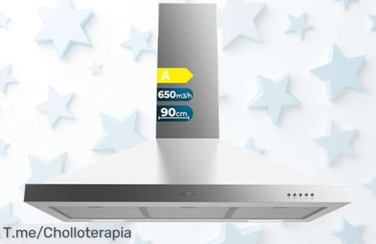 Campana extractora piramidal con succión brutal y motor potente disfruta de un super chollo con descuento brutal precio de ganga compra ya que la oferta es limitada