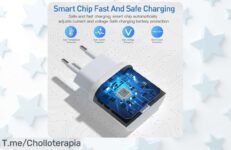 Cargador USB C Sewowibo 20W súper rápido con PD30 en precio loco ¡descuento brutal nunca visto para que cargues al instante no dejes escapar este ofertón limitado!