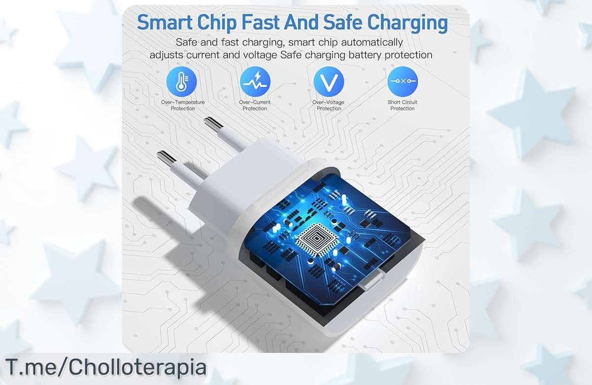 Cargador USB C Sewowibo 20W súper rápido con PD3.0 en precio loco ¡descuento brutal nunca visto para que cargues al instante no dejes escapar este ofertón limitado!