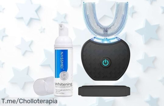 Cepillo ultrasónico 360° en forma de U con carga rápida USB a precio loco nunca visto consigue tu sonrisa perfecta ya oferta limitada y descuento brutal