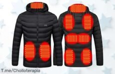 Chaqueta térmica con calefacción rápida y 3 temperaturas para tu comodidad máxima precio de ganga nunca visto ¡Aprovecha este ofertón antes que desaparezca!