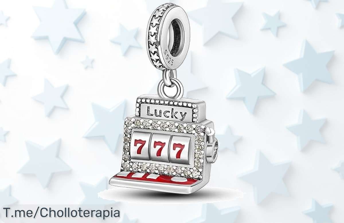 Charm de plata 925 tipo máquina recreativa con máximo confort para piel sensible disfruta de este super chollo único con descuento brutal oferta nunca vista compra ya