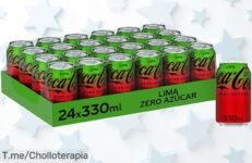 Cocacola Zero lima pack de 24 latas con descuento brutal disfruta sin culpa y aprovecha este super chollo en un precio loco oferta nunca vista corre ya