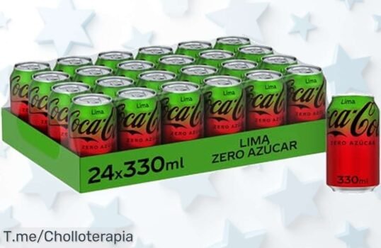 Cocacola Zero lima pack de 24 latas con descuento brutal disfruta sin culpa y aprovecha este super chollo en un precio loco oferta nunca vista corre ya