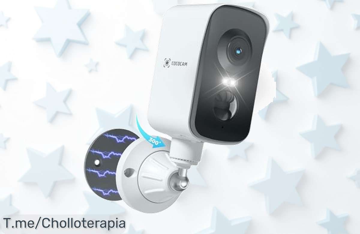 Cococam portátil con conexión 4G y vídeo en 2K calidad ultra clara, batería de larga duración ¡Oferta nunca vista a precio loco corre y no pierdas este ofertón ahora!