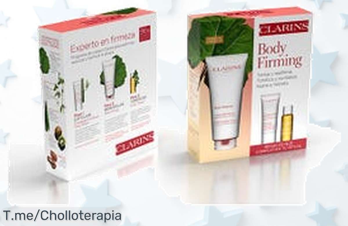 Cofre body firming Clarins reafirma tu piel con un tratamiento único aprovecha este ofertón de precio loco y descuento brutal que nunca antes viste ¡compra ya!