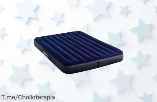 Colchón hinchable doble súper resistente que aguanta 273 kg con inflado rápido disfruta de este super chollo al precio de ganga y aprovecha la oferta nunca vista hoy mismo
