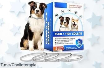 Collar antiparasitario para perros con 24 meses de protección real impermeable y ajustable aprovecha este super chollo con descuento brutal oferta limitada actúa ya